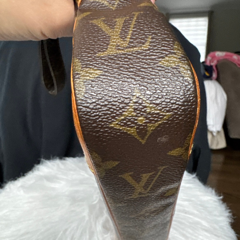 Louis Vuitton Vintage Marly Dragonne GM Clutch Bag Monogram Brown CanvasWristlet - Picture 5 of 16